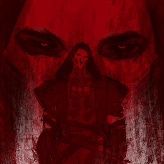 Reaper from the hit game Overwatch 2