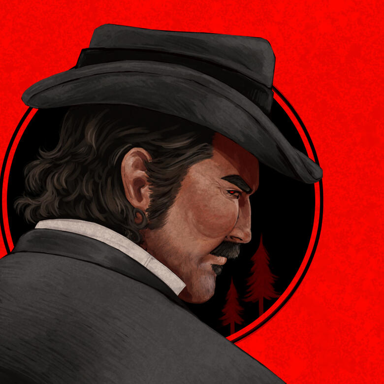 Dutch Vander Linder from the hit game Red Dead Redemption 2